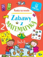 Okładka książki Nauka na wesoło. Zabawy z matematyką 4+