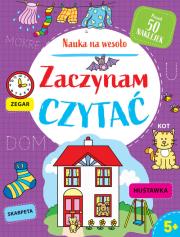 Okładka książki Nauka na wesoło. Zaczynam czytać 5+