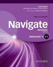 Navigate Advanced C1 WB w/key+CD. Autor: Moore Julie, Alden Edward. Dadada.pl Okładka książki Navigate Advanced C1 WB w/key+CD