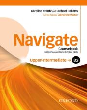 Navigate Upper-intermediate B2 CB + DVD.... Autor: Catherine Walter, Krantz Caroline, Rachael Roberts. Dadada.pl Okładka książki Navigate Upper-intermediate B2 CB + DVD...