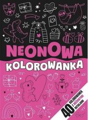 Okładka książki Neonowa kolorowanka różowa