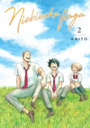 Niebieska flaga. Tom 2. Autor: KAITO. Dadada.pl Okładka książki Niebieska flaga. Tom 2