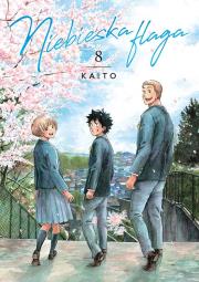 Niebieska flaga. Tom 8. Autor: KAITO. Dadada.pl Okładka książki Niebieska flaga. Tom 8