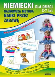 Niemiecki dla dzieci. Zeszyt 2. 3-7 lat. Autor: Basse Monika, Piechocka-Empel Katarzyna. Dadada.pl Okładka książki Niemiecki dla dzieci. Zeszyt 2. 3-7 lat