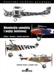 Niemieckie samoloty I wojny światowej. Autor: Barr Ronny. Dadada.pl Okładka książki Niemieckie samoloty I wojny światowej