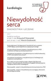 Niewydolność serca.W gabinecie lekarza POZ. Autor: Ozierański Krzysztof, Grabowski Marcin. Dadada.pl Okładka książki Niewydolność serca.W gabinecie lekarza POZ