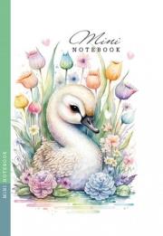 Opakowanie Notatnik 105x165/48K kratka łabędź