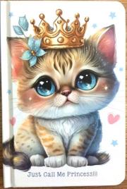 Opakowanie Notatnik 140x95 64K gładki Kotek w koronie