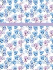 Opakowanie Notatnik 145x197/48K kratka liście FRESH