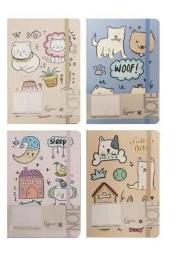 Opakowanie Notatnik A5/96K linia na gumkę MIX