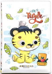 Opakowanie Notatnik dziecięcy A5/64K gładki TW Oczy tygrys