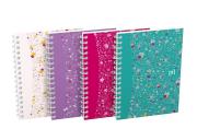 Okładka książki Notatnik Oxford Floral 2 spirale A6 50kartkowy 90g k5x5