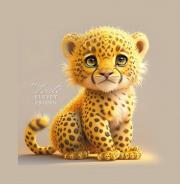 Opakowanie Notatnik ozdobny 100x100/48K gładki TW Gepard