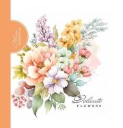 Opakowanie Notatnik ozdobny 100x100/48K kratka Bukiet pomarań