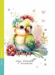 Opakowanie Notatnik ozdobny 105x148/64K kratka TW Papużka