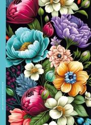 Opakowanie Notatnik ozdobny 143x200/48K kratka TW Flora