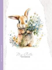 Opakowanie Notatnik ozdobny 143x200/48K kratka TW Króliczek