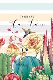 Opakowanie Notatnik ozdobny 64 strony kratka Kaktus i koliber