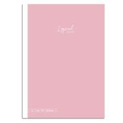 Opakowanie Notatnik z naklejkami B5 linia 7mm różowy