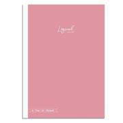 Opakowanie Notatnik z naklejkami B5 linia 7mm różowy