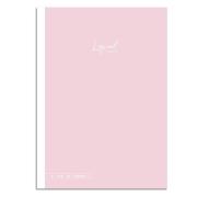 Opakowanie Notatnik z naklejkami B5 linia 7mm różowy