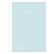 Opakowanie Notatnik z naklejkami B5 linia 7mm zielonkawy