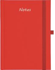 Opakowanie Notes A5 Albit z gumką kratka czerowny