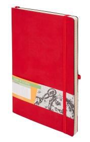 Okładka książki Notes A5 Kratka Impresja czerwony