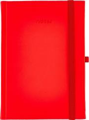 Opakowanie Notes A5 kratka Vivella z gumką czerwony