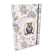 Notes A5 kratka z gumką  Soft Touch Sowa. Wydawca: EV-Corp. Dadada.pl Opakowanie Notes A5 kratka z gumką  Soft Touch Sowa