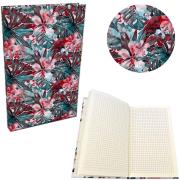 Opakowanie Notes A5 Soft Touch Kwiaty tajskie