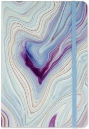 Opakowanie Notes A5 w kropki Niebieski Agat