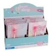 Opakowanie Notes A5 z kłódką i z długopisem UV (12szt)