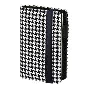 Opakowanie Notes A6 na gumkę kratka biało-czarny NP-60MD