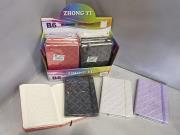 Opakowanie Notes B6 metaliczny z gumką MIX