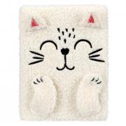 Opakowanie Notes B6 pluszowy white cat