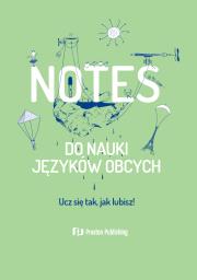 Okładka książki Notes do nauki języków obcych pistacjowy