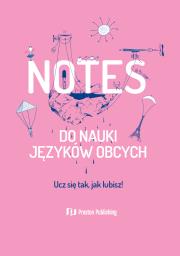 Okładka książki Notes do nauki języków obcych różowy