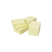 Opakowanie Notes samoprzylepny 3szt. 50x40mm żółty zgrzewka 12 sztuk