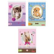Opakowanie Notes szkolny A6 kratka Pretty Pets (20szt)