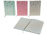 Opakowanie Notes z gumką Gwiazdki MIX