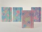 Opakowanie Notes z gumką Motyle MIX