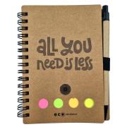 Notes z wyposażeniem Eco Friendly. Wydawca: Ziemia Obiecana. Dadada.pl Opakowanie Notes z wyposażeniem Eco Friendly