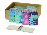 Opakowanie Notesik na spirali Dinozaury (24szt)