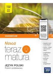 Nowa Teraz matura Język polski. Vademecum ZP. Autor: Hanna Moszczeńska, Marianna Gutowska, Zofia Kołos. Dadada.pl Okładka książki Nowa Teraz matura Język polski. Vademecum ZP
