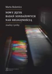 Okładka książki Nowy język badań sondażowych nad religijnością