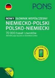 Okładka książki Nowy słownik współczesny niem-pol, pol-niem PONS