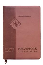 Okładka książki Nowy Testament NPD róż wenecki z paginatorami