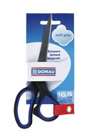 Opakowanie Nożyczki biurowe miękkie Donau 16,5 cm niebiesko-czarne