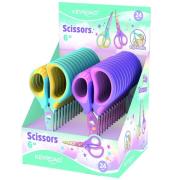 Opakowanie Nożyczki szkolne miękkie pastel 15,5cm (24szt)